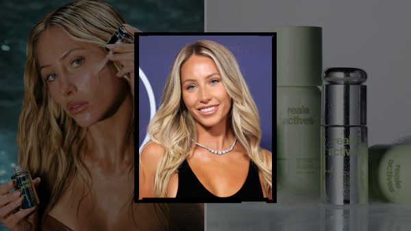 Image may contain Blonde Hair Person Electronics Screen Computer Hardware Hardware Monitor Adult and TV