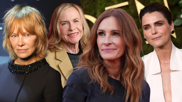 Image may contain Julia Roberts Amy Madigan Face Head Person Photography Portrait Happy Smile and Adult